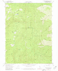 Plaskett meadows California Historical topographic map, 1:24000 scale, 7.5 X 7.5 Minute, Year 1967
