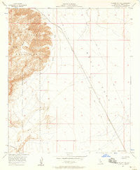 Plaster City NW California Historical topographic map, 1:24000 scale, 7.5 X 7.5 Minute, Year 1956