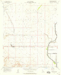 Plaster City California Historical topographic map, 1:24000 scale, 7.5 X 7.5 Minute, Year 1957