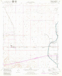 Plaster City California Historical topographic map, 1:24000 scale, 7.5 X 7.5 Minute, Year 1957