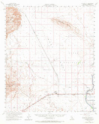 Plaster City California Historical topographic map, 1:62500 scale, 15 X 15 Minute, Year 1957