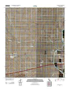 Plaster City California Historical topographic map, 1:24000 scale, 7.5 X 7.5 Minute, Year 2012