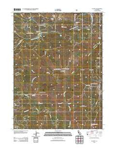 Platina California Historical topographic map, 1:24000 scale, 7.5 X 7.5 Minute, Year 2012