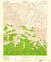 Pleito Hills California Historical topographic map, 1:24000 scale, 7.5 X 7.5 Minute, Year 1958