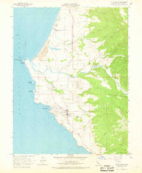 Point Arena California Historical topographic map, 1:24000 scale, 7.5 X 7.5 Minute, Year 1960