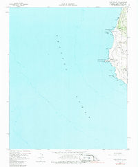 Point Arguello California Historical topographic map, 1:24000 scale, 7.5 X 7.5 Minute, Year 1959