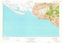 Point Mugu California Historical topographic map, 1:24000 scale, 7.5 X 7.5 Minute, Year 1949