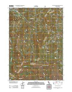 Polar Bear Mountain California Historical topographic map, 1:24000 scale, 7.5 X 7.5 Minute, Year 2012