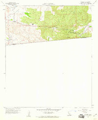 Potrero California Historical topographic map, 1:24000 scale, 7.5 X 7.5 Minute, Year 1960
