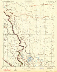 Pozo Farm California Historical topographic map, 1:24000 scale, 7.5 X 7.5 Minute, Year 1947
