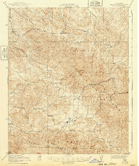 Pozo California Historical topographic map, 1:62500 scale, 15 X 15 Minute, Year 1922