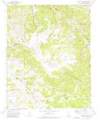 Priest Valley California Historical topographic map, 1:24000 scale, 7.5 X 7.5 Minute, Year 1969