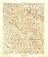 Priest Valley California Historical topographic map, 1:125000 scale, 30 X 30 Minute, Year 1915