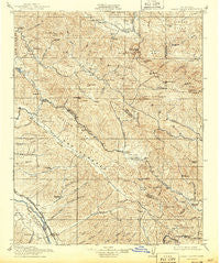 Priest Valley California Historical topographic map, 1:125000 scale, 30 X 30 Minute, Year 1915