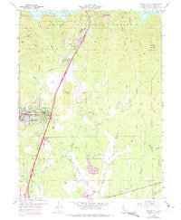Project City California Historical topographic map, 1:24000 scale, 7.5 X 7.5 Minute, Year 1957