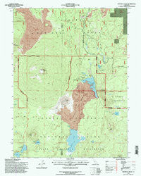 Prospect Peak California Historical topographic map, 1:24000 scale, 7.5 X 7.5 Minute, Year 1995
