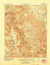 Quien Sabe California Historical topographic map, 1:62500 scale, 15 X 15 Minute, Year 1940