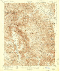 Quien Sabe California Historical topographic map, 1:62500 scale, 15 X 15 Minute, Year 1922
