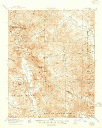 Quien Sabe California Historical topographic map, 1:62500 scale, 15 X 15 Minute, Year 1922