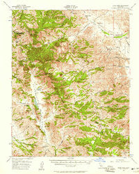 Quien Sabe California Historical topographic map, 1:62500 scale, 15 X 15 Minute, Year 1956