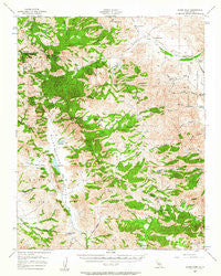 Quien Sabe California Historical topographic map, 1:62500 scale, 15 X 15 Minute, Year 1956