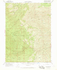 Raglin Ridge California Historical topographic map, 1:24000 scale, 7.5 X 7.5 Minute, Year 1967