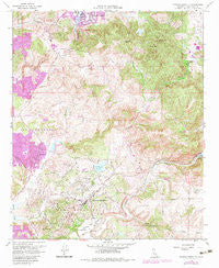 Rancho Santa Fe California Historical topographic map, 1:24000 scale, 7.5 X 7.5 Minute, Year 1968