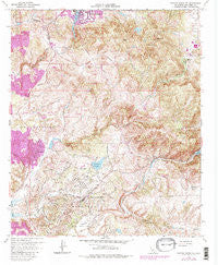 Rancho Santa Fe California Historical topographic map, 1:24000 scale, 7.5 X 7.5 Minute, Year 1968