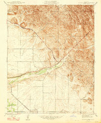 Raynor Creek California Historical topographic map, 1:24000 scale, 7.5 X 7.5 Minute, Year 1947