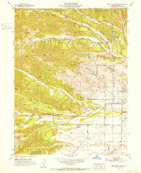 Red Bluff West California Historical topographic map, 1:24000 scale, 7.5 X 7.5 Minute, Year 1951