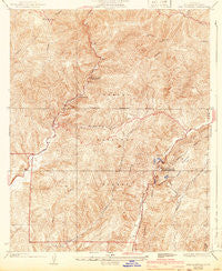 Red Mountain California Historical topographic map, 1:24000 scale, 7.5 X 7.5 Minute, Year 1936