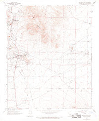Red Mountain California Historical topographic map, 1:24000 scale, 7.5 X 7.5 Minute, Year 1967