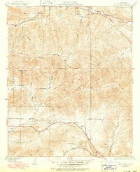 Red Rover California Historical topographic map, 1:24000 scale, 7.5 X 7.5 Minute, Year 1937