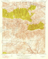Red Rover California Historical topographic map, 1:24000 scale, 7.5 X 7.5 Minute, Year 1937