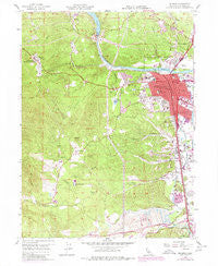 Redding California Historical topographic map, 1:24000 scale, 7.5 X 7.5 Minute, Year 1957