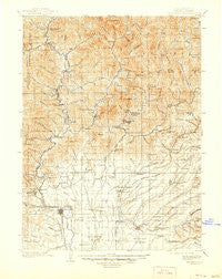 Redding California Historical topographic map, 1:125000 scale, 30 X 30 Minute, Year 1901