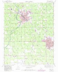 Reedley California Historical topographic map, 1:24000 scale, 7.5 X 7.5 Minute, Year 1966