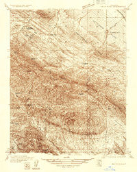 Reef Ridge California Historical topographic map, 1:31680 scale, 7.5 X 7.5 Minute, Year 1934