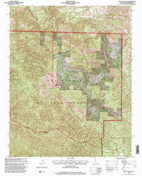 Reliz Canyon California Historical topographic map, 1:24000 scale, 7.5 X 7.5 Minute, Year 1995