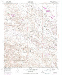 Reward California Historical topographic map, 1:24000 scale, 7.5 X 7.5 Minute, Year 1950