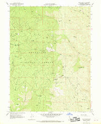 Riley Ridge California Historical topographic map, 1:24000 scale, 7.5 X 7.5 Minute, Year 1967
