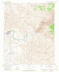 Rio Bravo Ranch California Historical topographic map, 1:24000 scale, 7.5 X 7.5 Minute, Year 1954