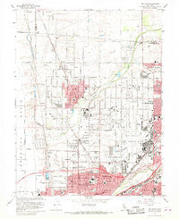 Rio Linda California Historical topographic map, 1:24000 scale, 7.5 X 7.5 Minute, Year 1967