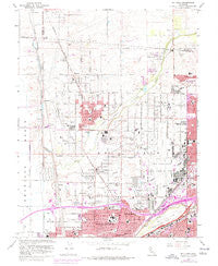 Rio Linda California Historical topographic map, 1:24000 scale, 7.5 X 7.5 Minute, Year 1967