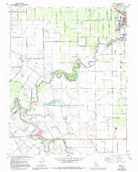 Ripon California Historical topographic map, 1:24000 scale, 7.5 X 7.5 Minute, Year 1969