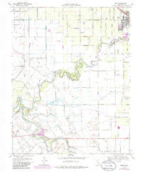 Ripon California Historical topographic map, 1:24000 scale, 7.5 X 7.5 Minute, Year 1969