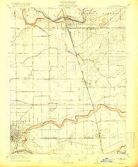 Riverbank California Historical topographic map, 1:31680 scale, 7.5 X 7.5 Minute, Year 1916