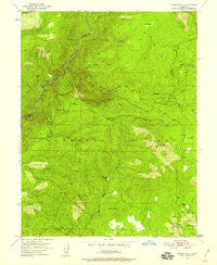 Robbs Peak California Historical topographic map, 1:24000 scale, 7.5 X 7.5 Minute, Year 1950