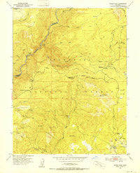 Robbs Peak California Historical topographic map, 1:24000 scale, 7.5 X 7.5 Minute, Year 1950