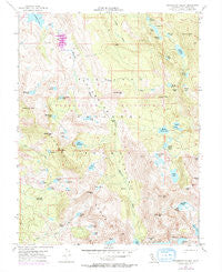 Rockbound Valley California Historical topographic map, 1:24000 scale, 7.5 X 7.5 Minute, Year 1955